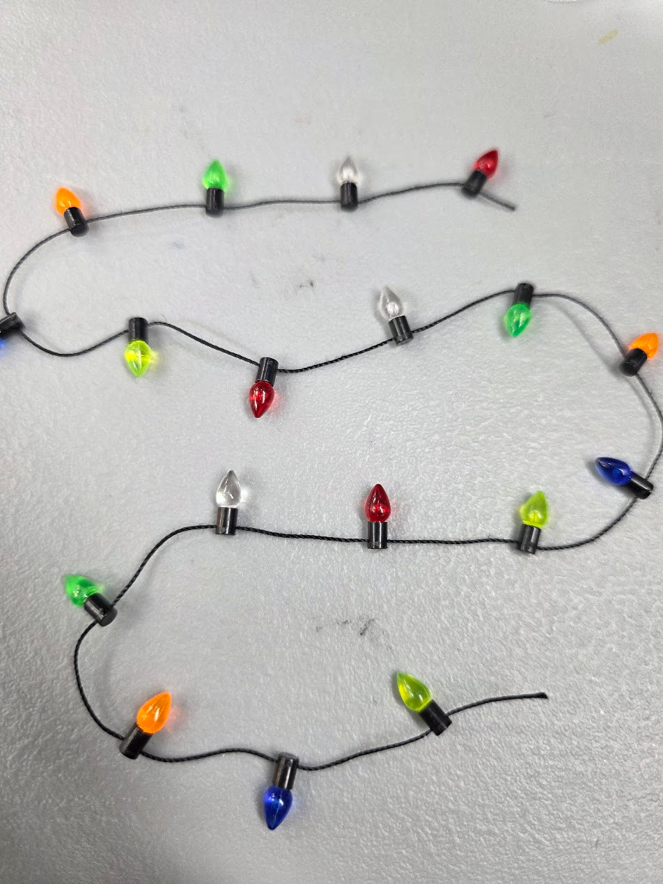Christmas Lights Strand Embellishment 1pc