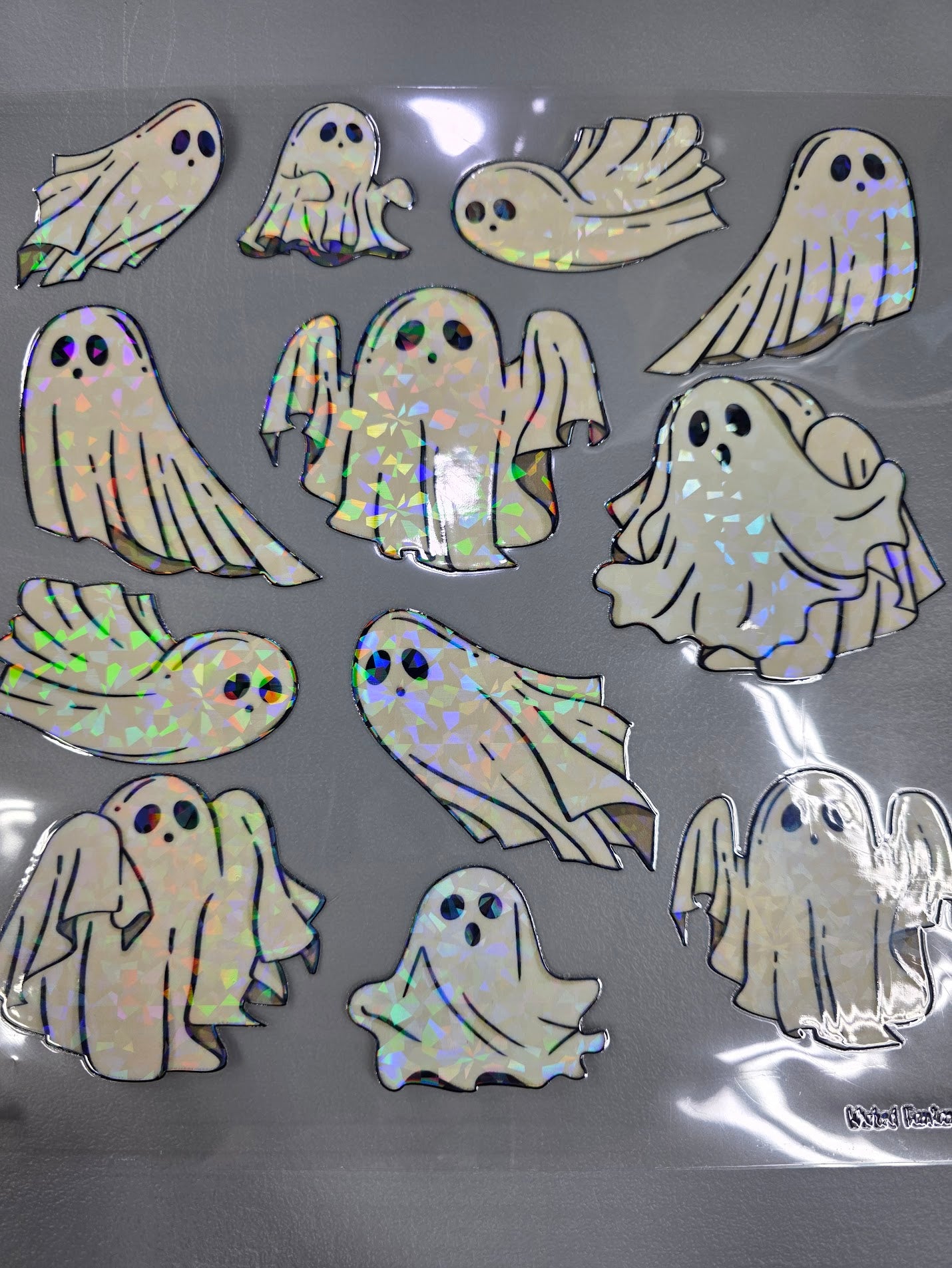 UVDTF Shattered Holographic Ghosts 11"x11"