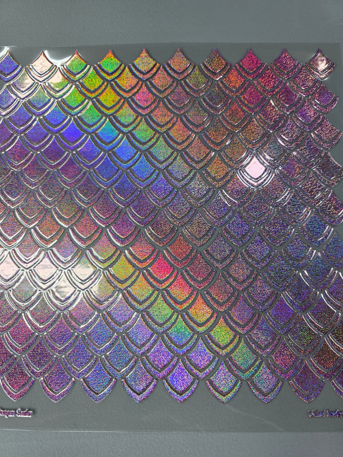 UVDTF Prism Pink Holographic Dragon Scales 11"x11"