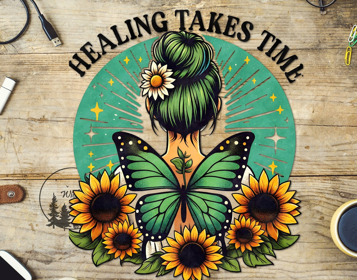 UVDTF Healing Takes Time Fairy Sunflowers Stars 1pc