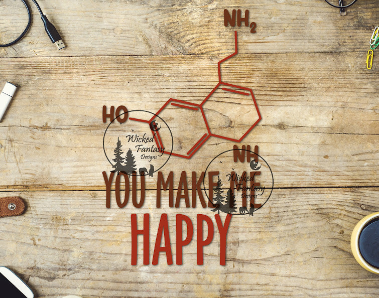 UVDTF You Make Me Happy Serotonin Molecule