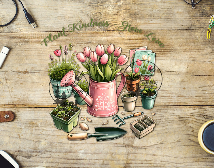 UVDTF Plant Kindness Grow Love