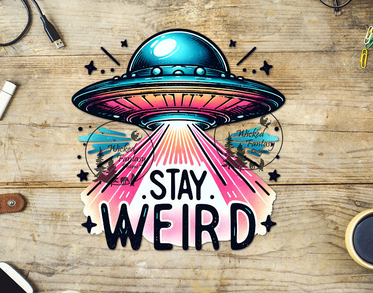 UVDTF Stay Weird Space Ship