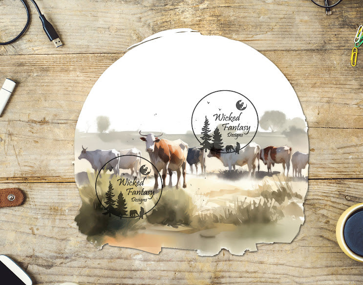 UVDTF Cattle in Pasture Land