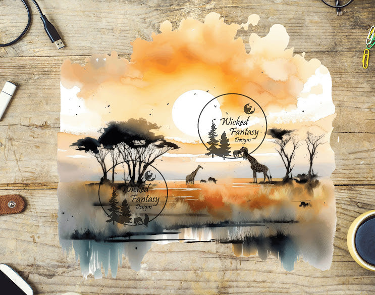 UVDTF Sunset on the Safari