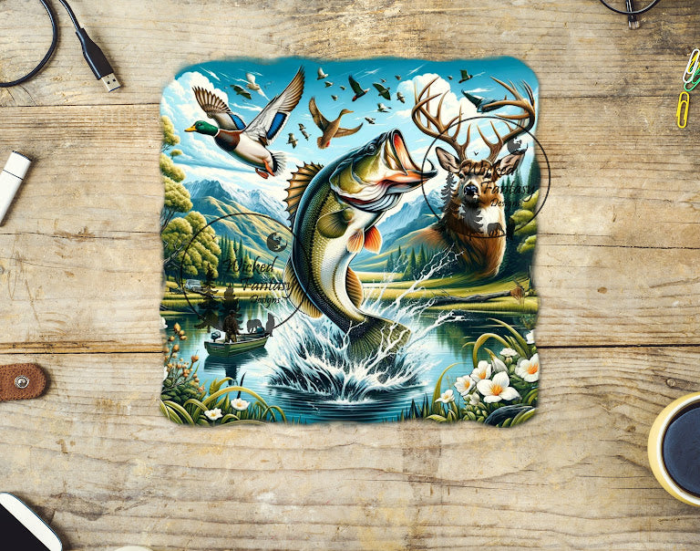 UVDTF Ducks Bucks and Fishing