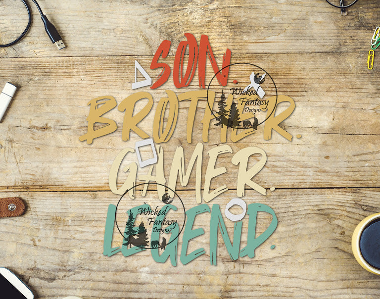 UVDTF Son Brother Gamer Legend