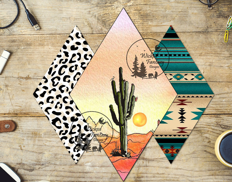 UVDTF Western Diamonds Desert Sunset