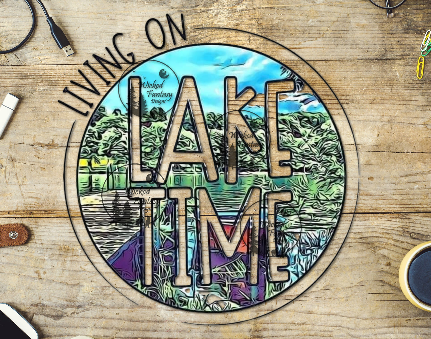 UVDTF Living on Lake Time