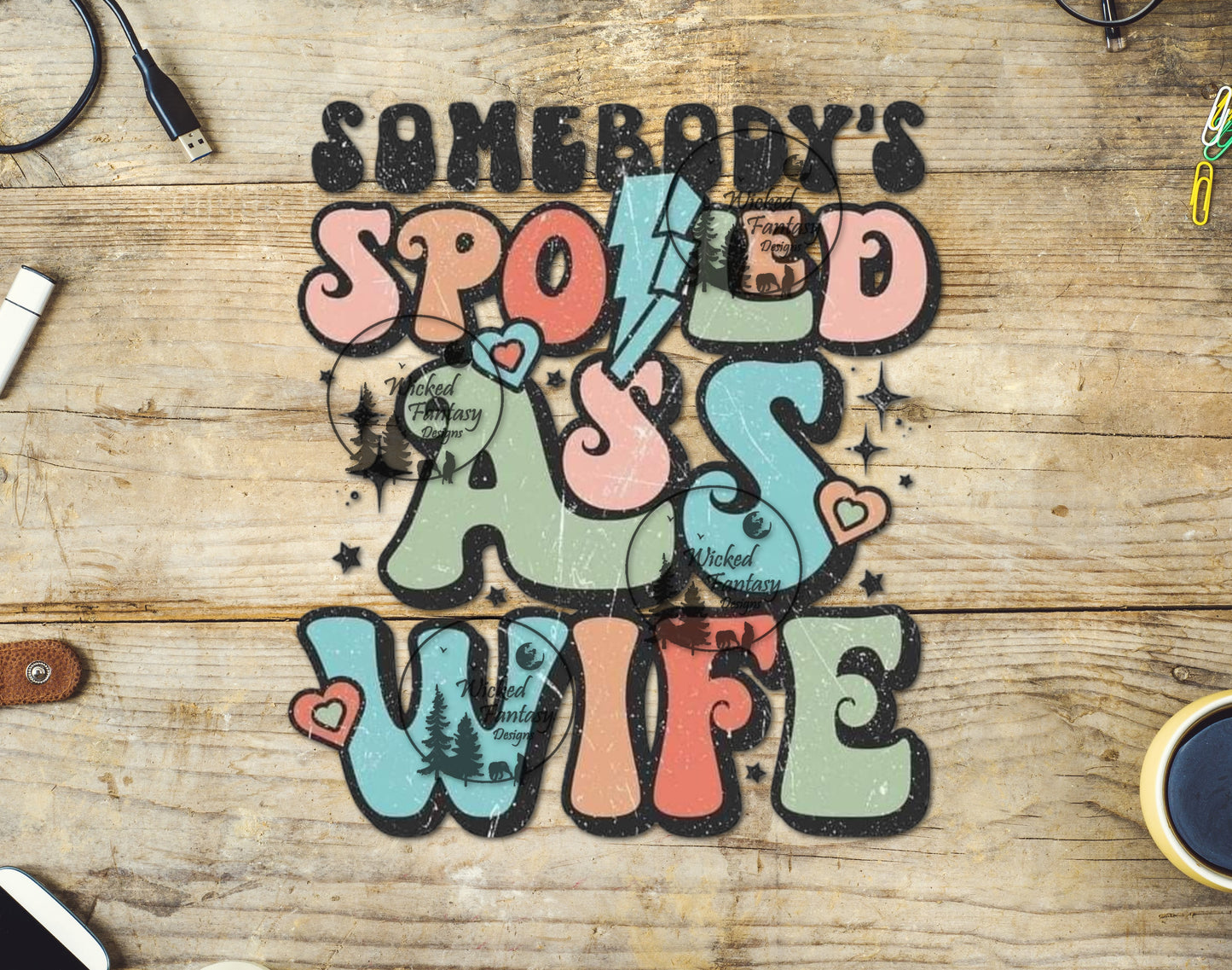 UVDTF Somebody's Spoiled Wife Retro