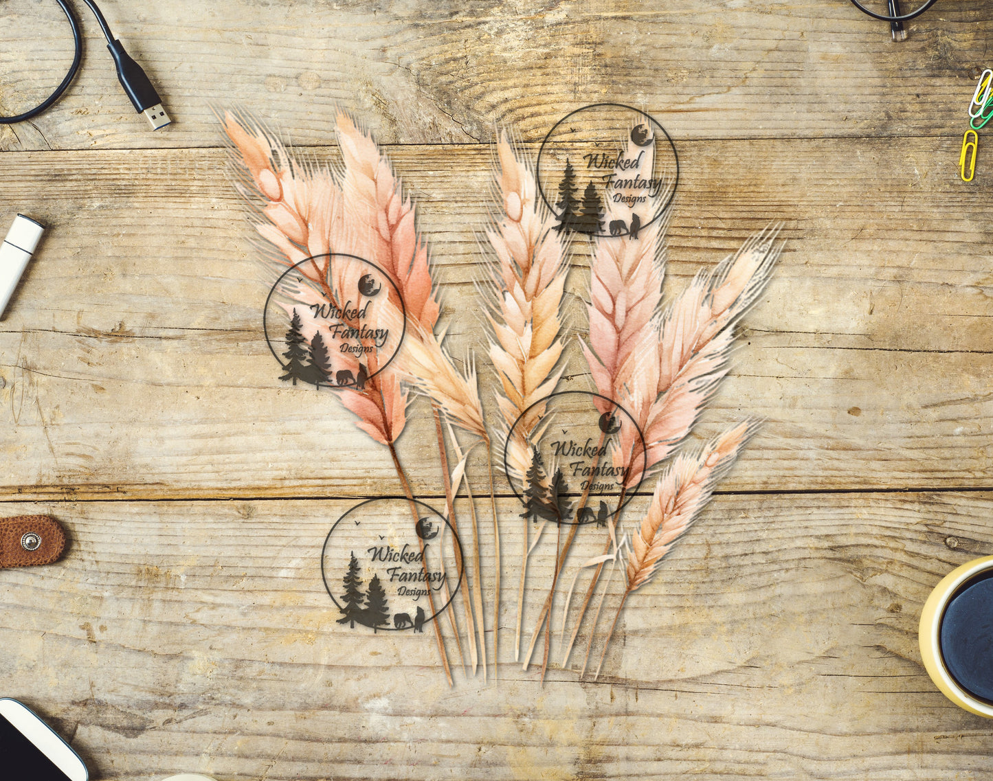 UVDTF Wheat arrangement