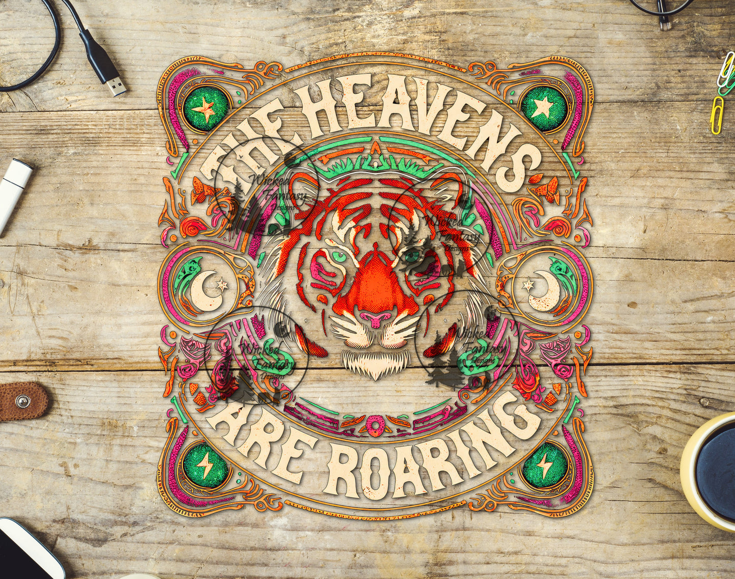 UVDTF The Heavens are Roaring Tiger