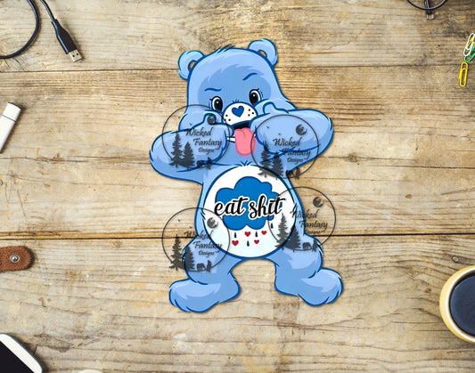 UVDTF Sarcastic Bear Eat Sh*