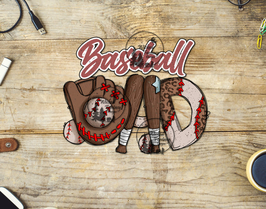 UVDTF Baseball Dad