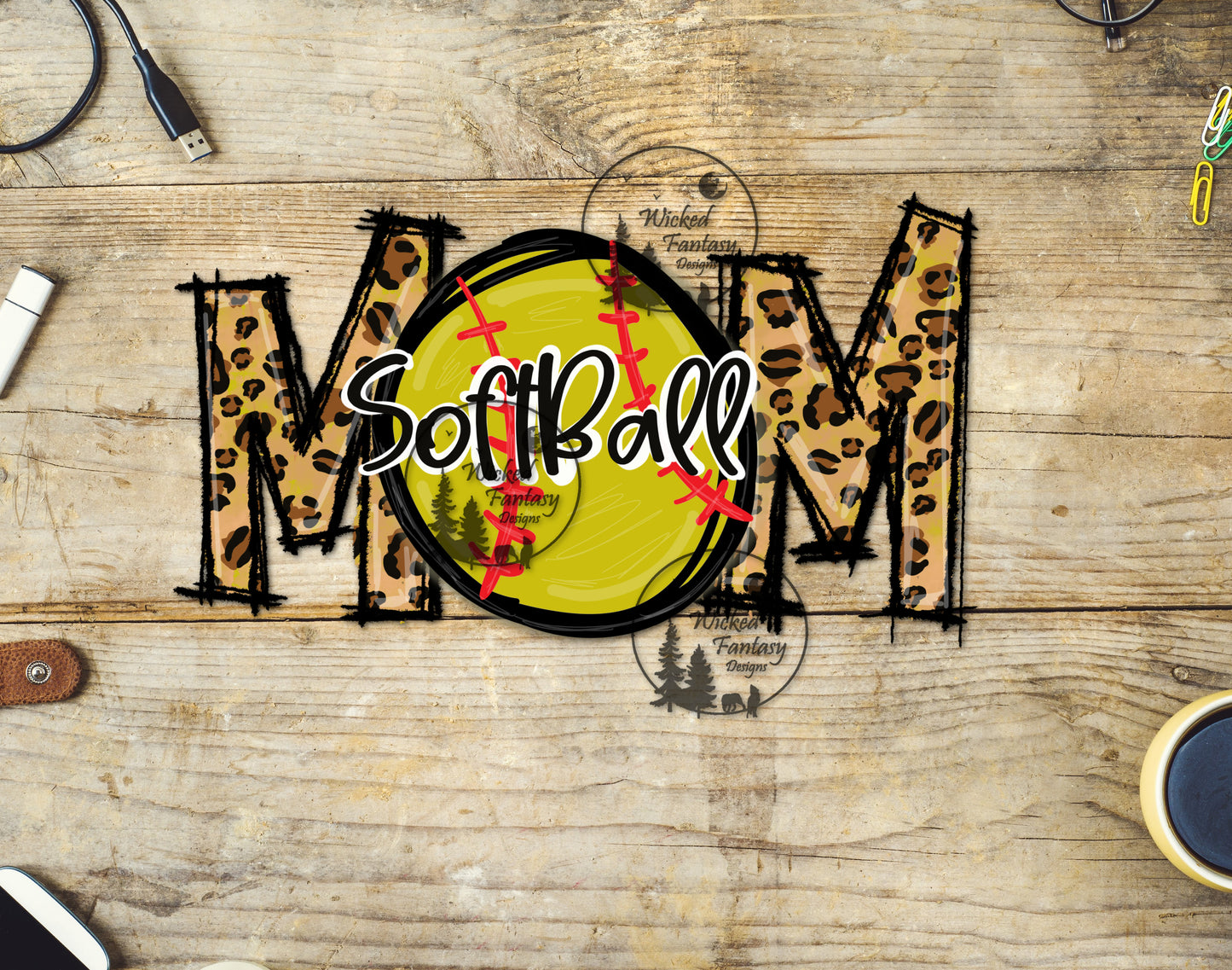 UVDTF Softball Mom