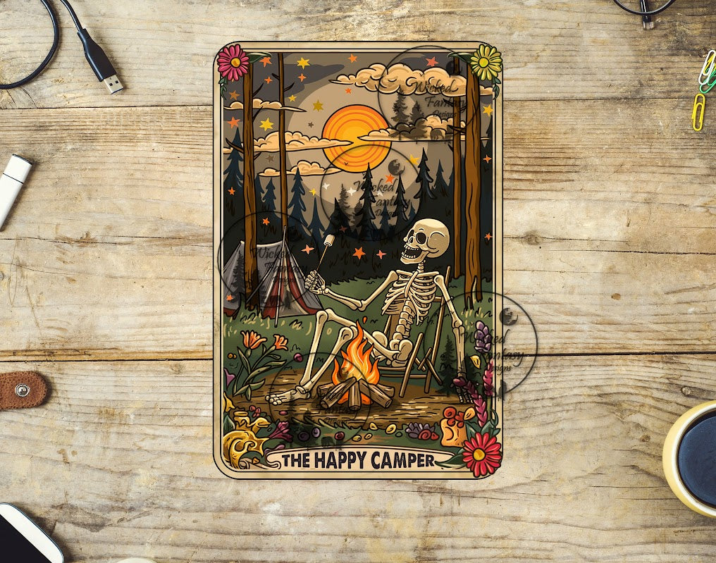 UVDTF The Happy Camper Tarot Card