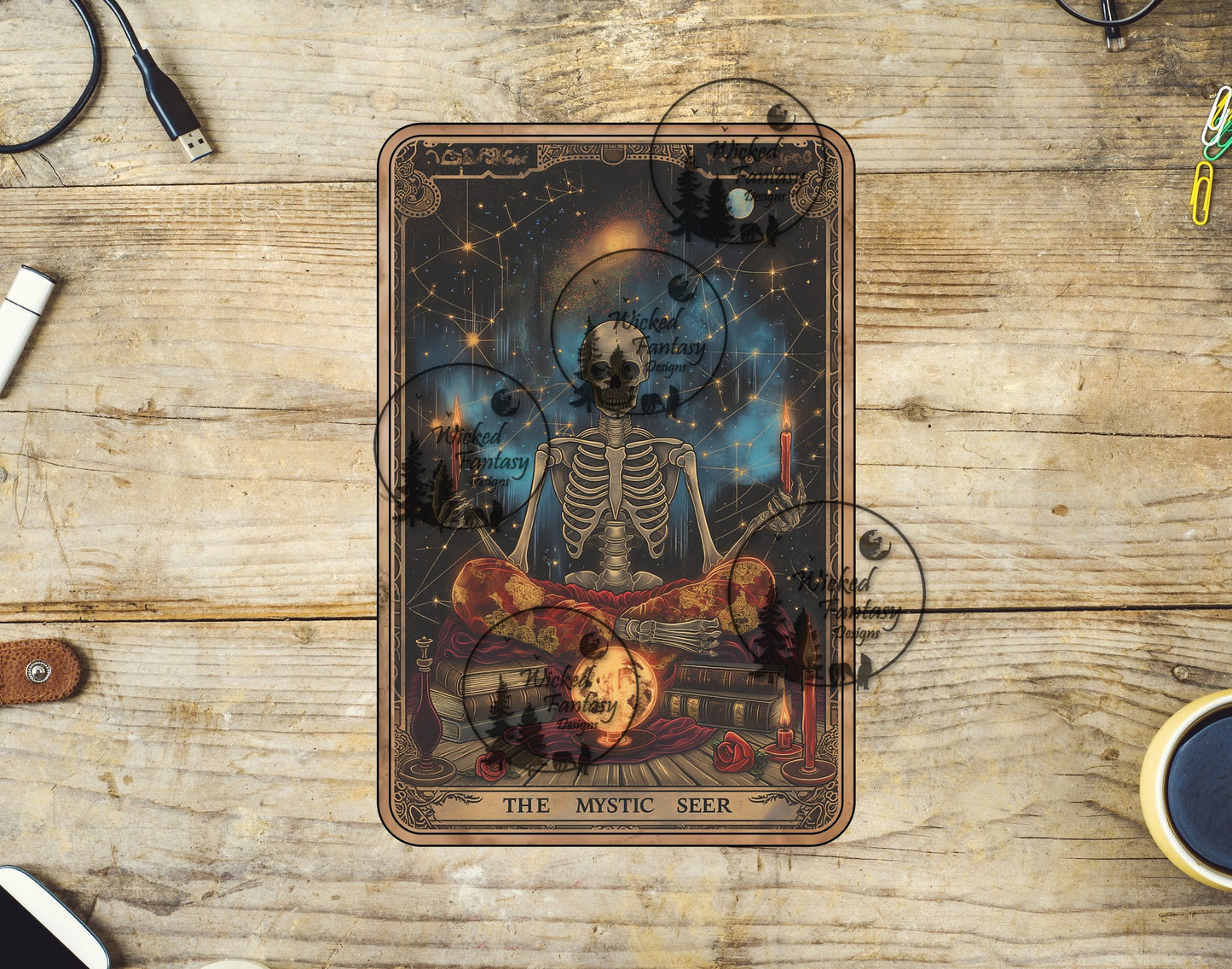 UVDTF The Mystic Seer Tarot Card