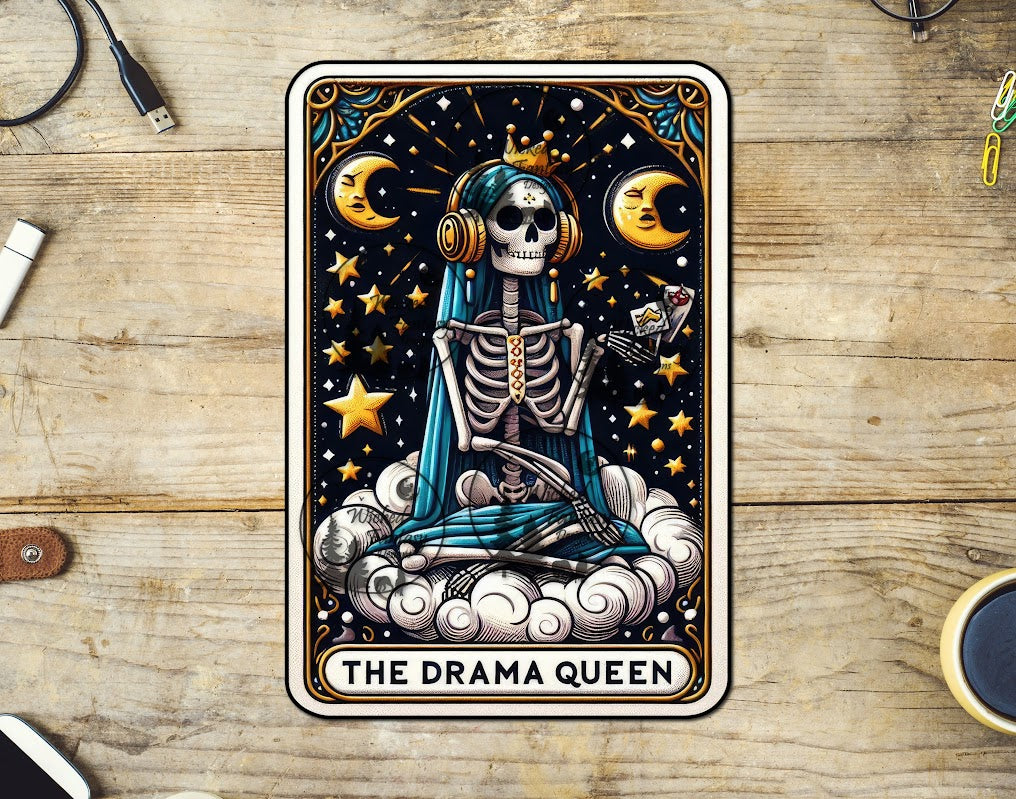 UVDTF The Drama Queen Tarot Card