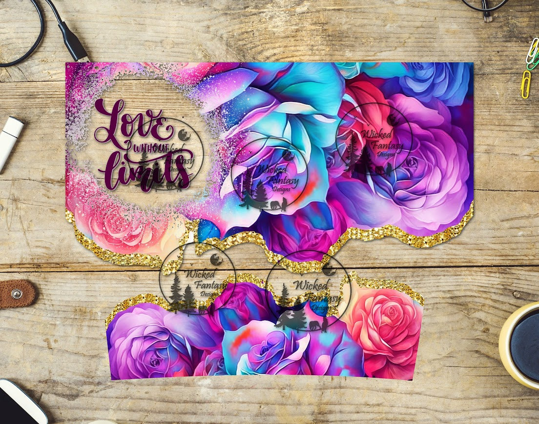 UVDTF Love Without Limits 40oz Tumbler Wrap Element