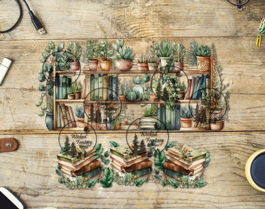 UVDTF Plants and Books Wrap Element 40oz 16oz