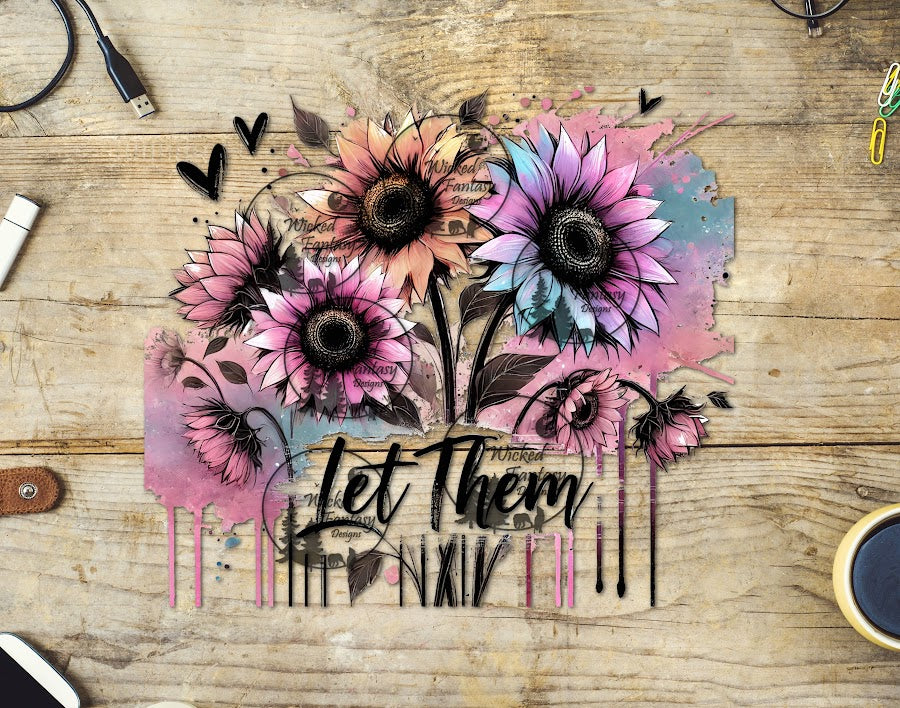 UVDTF Let Them Pastel Sunflowers