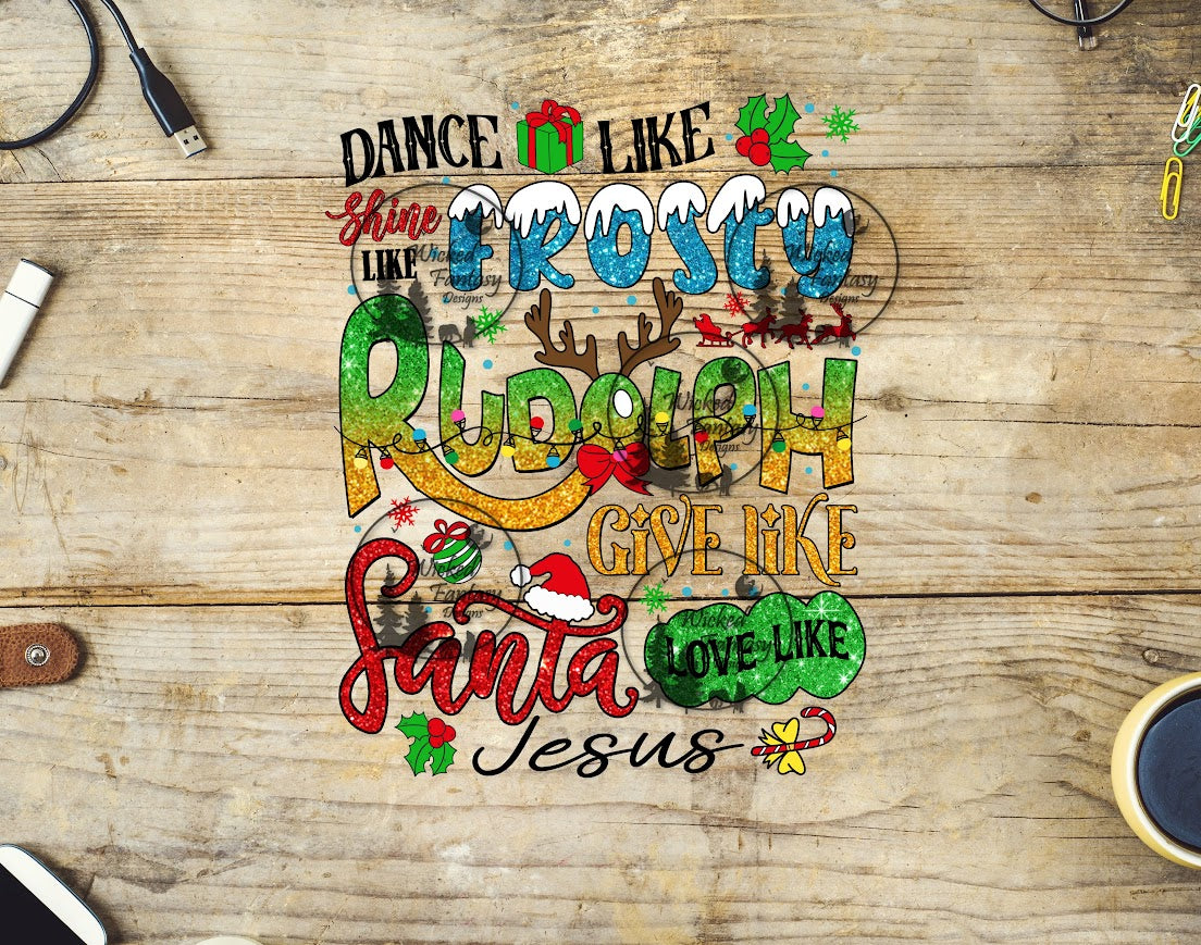 UVDTF Dance Like Frosty Faux Glitter