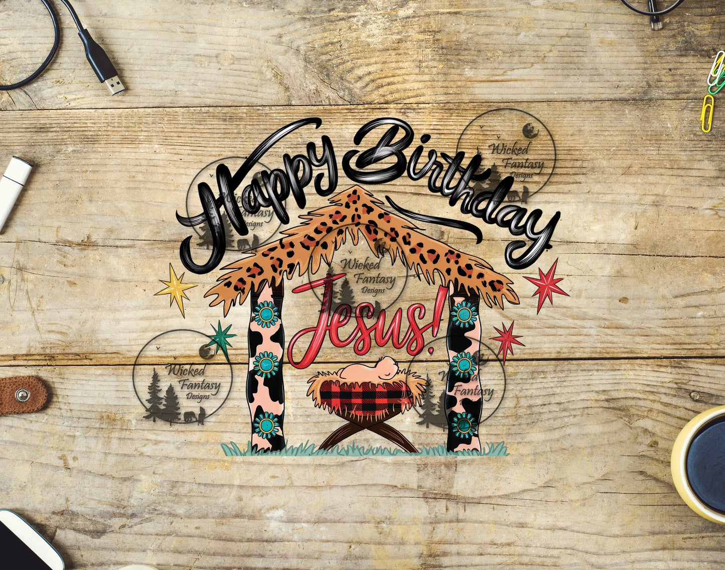 UVDTF Happy Birthday Jesus