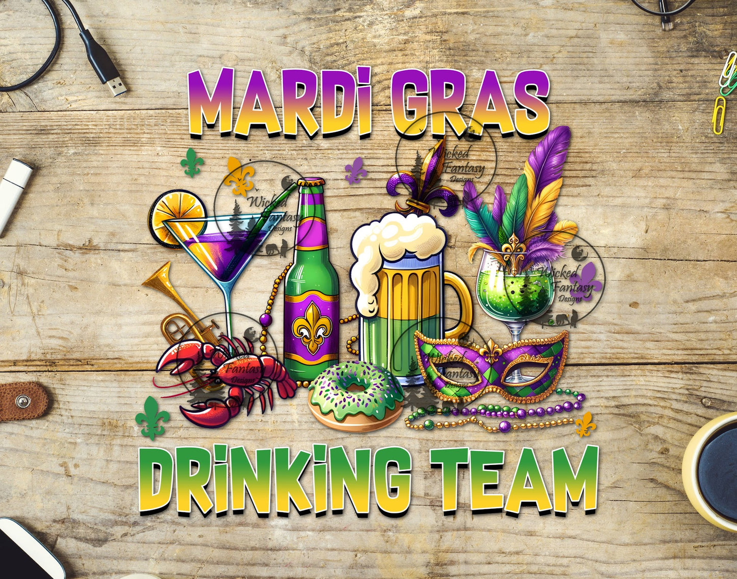 UVDTF Mardi Gras Drinking Team