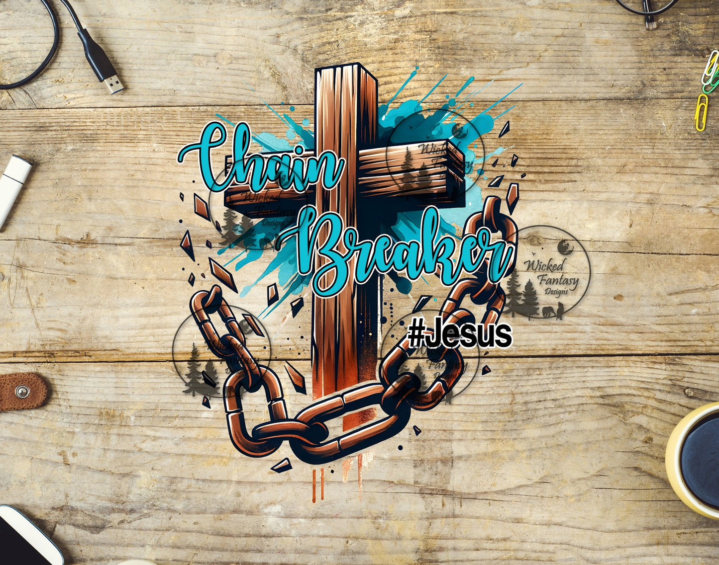 UVDTF Chain Breaker Jesus