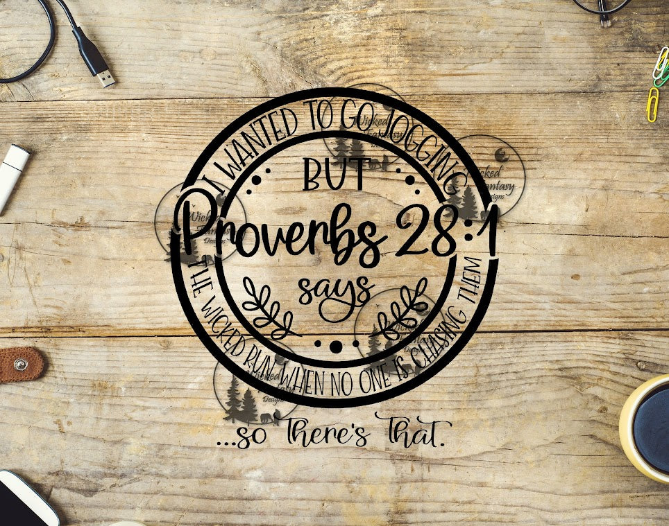 UVDTF I wanted to go jogging but