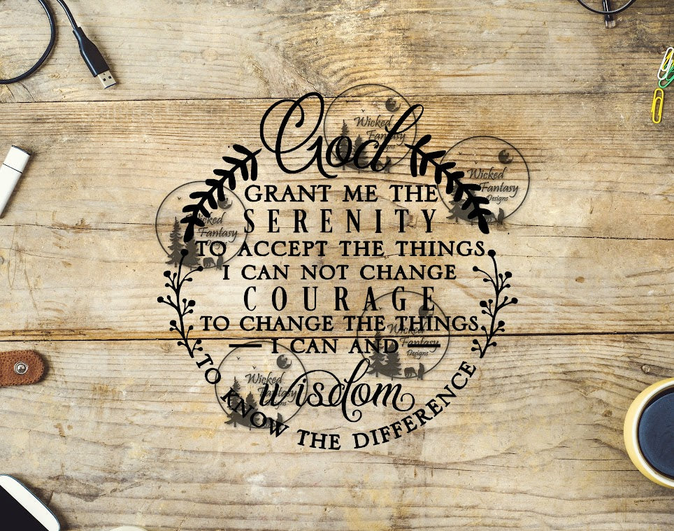 UVDTF God Grant Me the Serenity