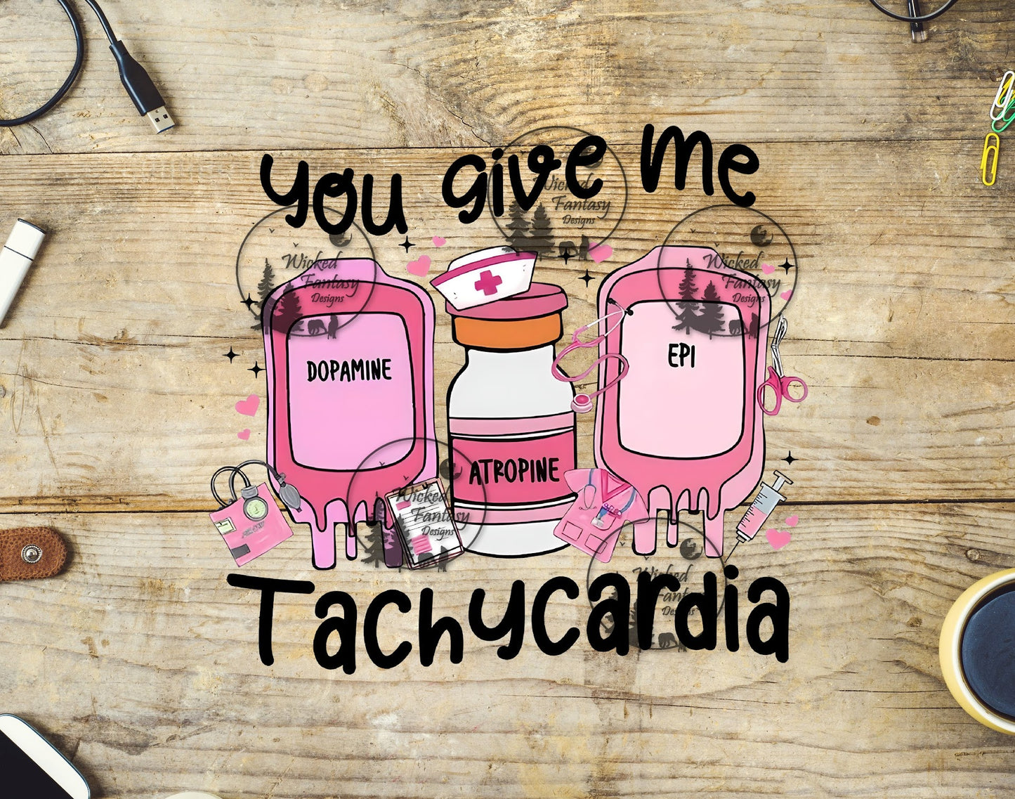 UVDTF You Give Me Tachycardia Hearts