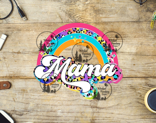 UVDTF Neon Rainbow Mama