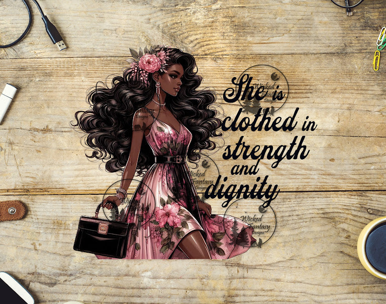 UVDTF She is Clothed in Strength and Dignity