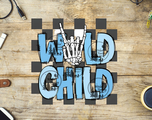 UVDTF Wild Child with Checkerboard