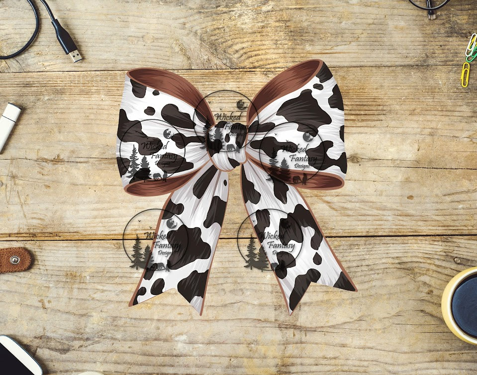 UVDTF Cowprint Bow