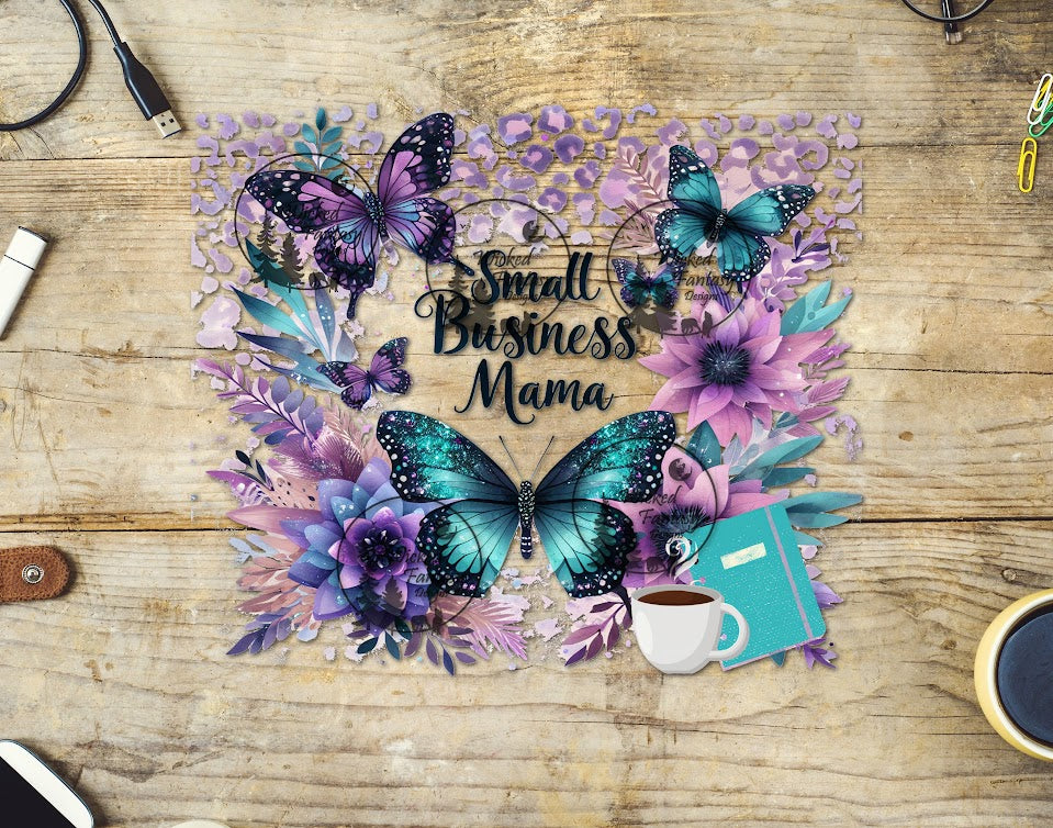 UVDTF Small Business Mama and Butterflies