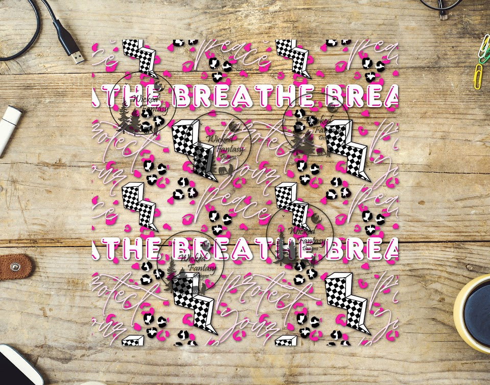 UVDTF Protect Your Peace Leopard Print 20oz 30oz 10"x10" Element