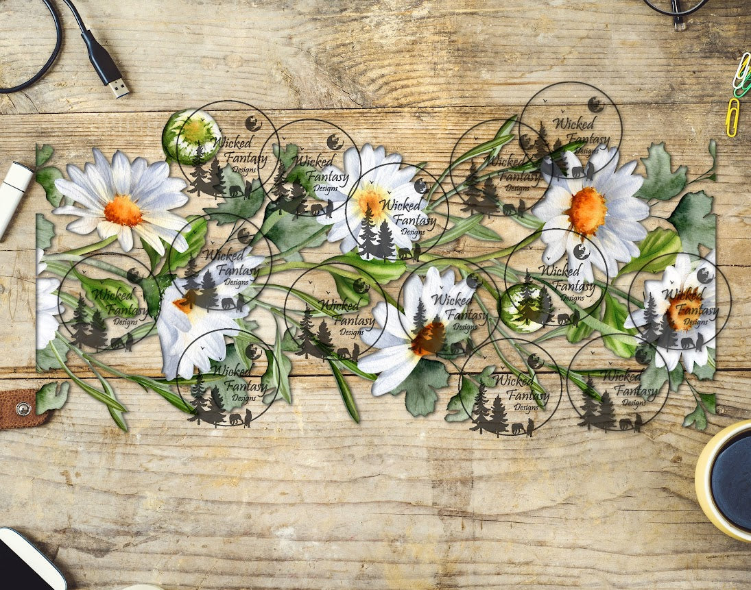 UVDTF Intertwined Daisies 16oz 40oz