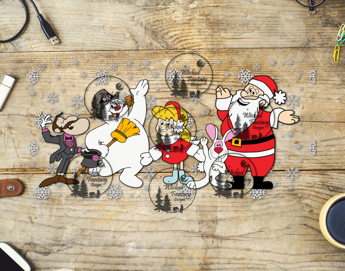 UVDTF Snow Friends 16oz 40oz