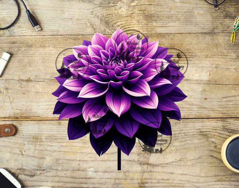 UVDTF Purple Dahlia