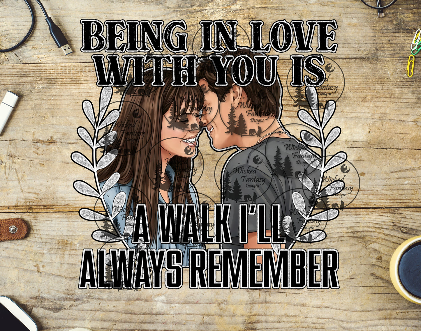 UVDTF Being in Love with You is a Walk I'll Always Remember