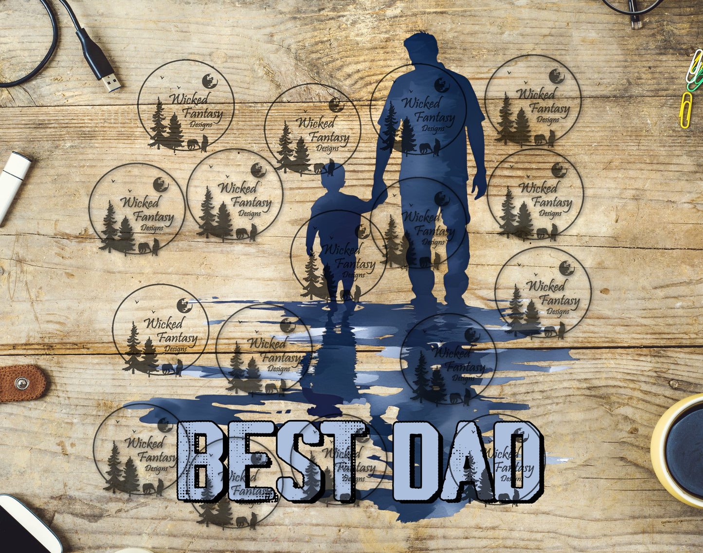 UVDTF Best Dad