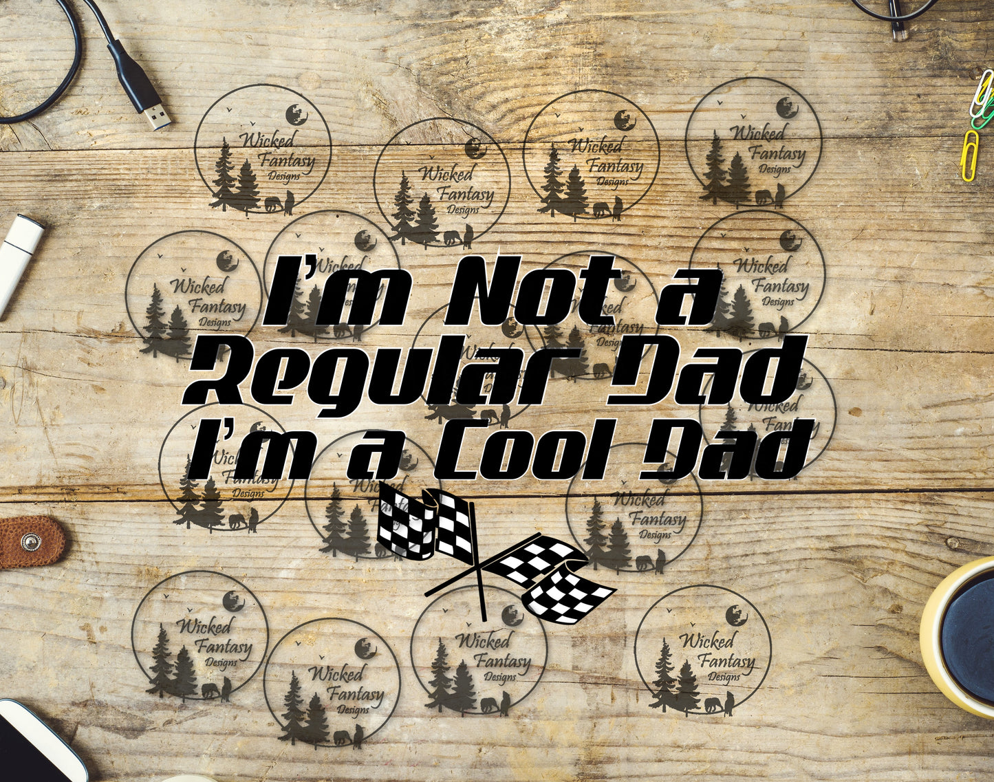 UVDTF I'm Not a Regular Dad Racing