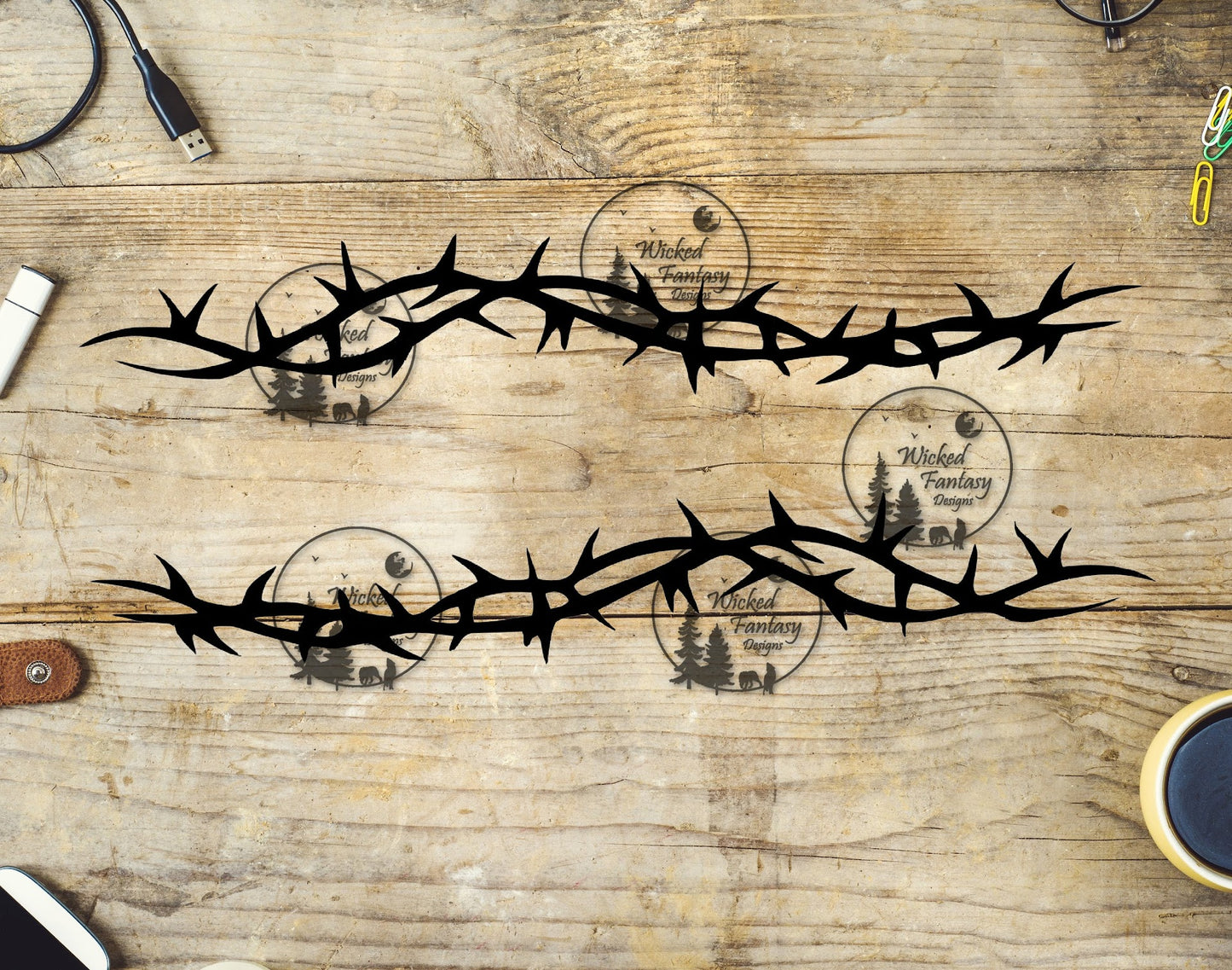 UVDTF Barbed Wire 11"