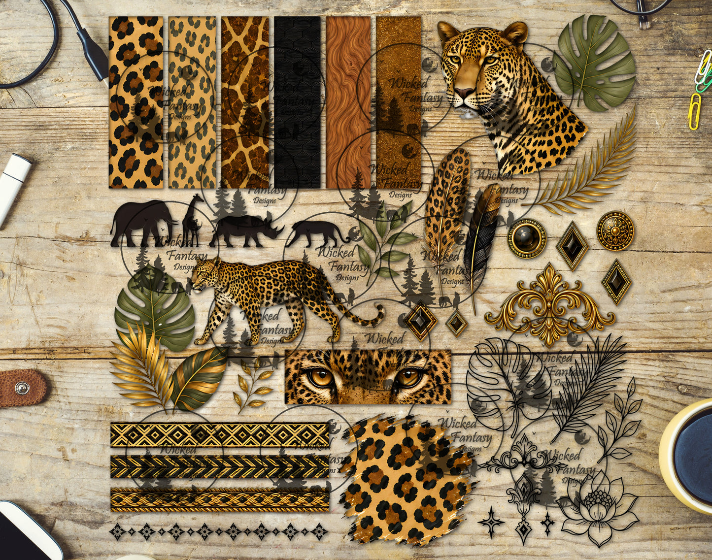 UVDTF Untamed Multimedia Element Sheet