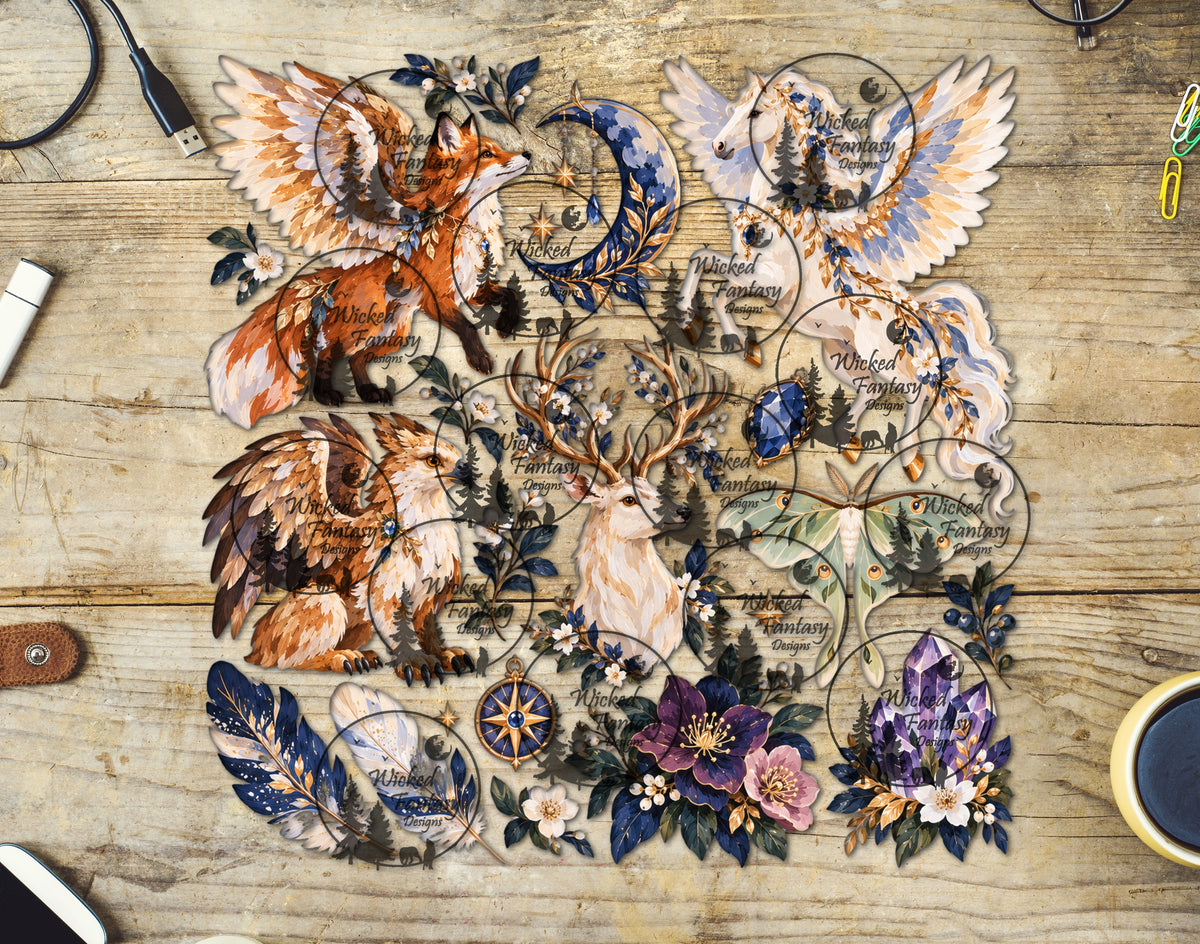 UVDTF Enchanted Animals Element Sheet