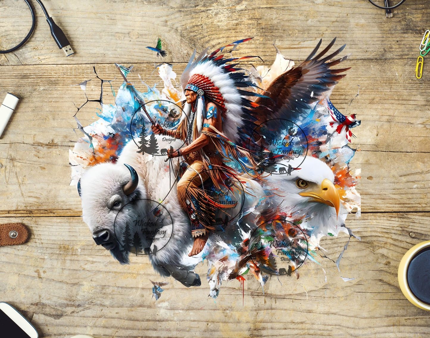 UVDTF Native American White Buffalo