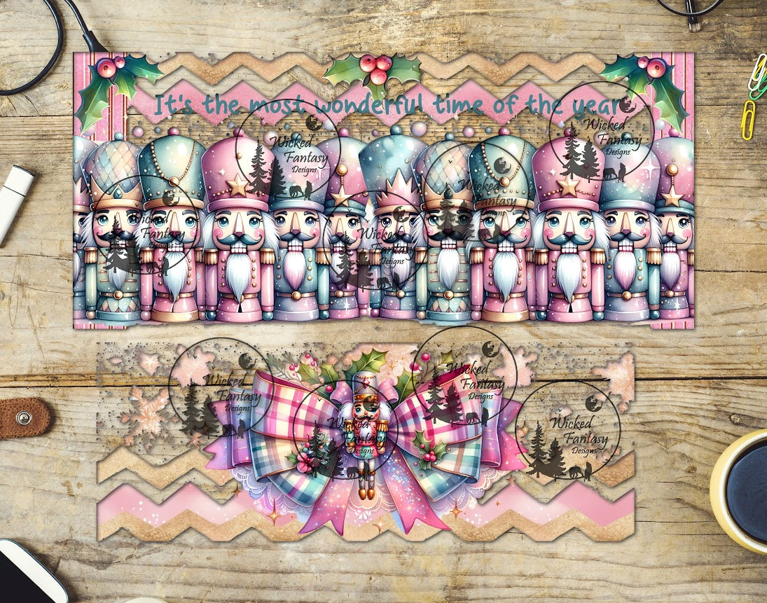 UVDTF Most Wonderful Time Nutcracker 16oz 40oz Tumbler Wrap