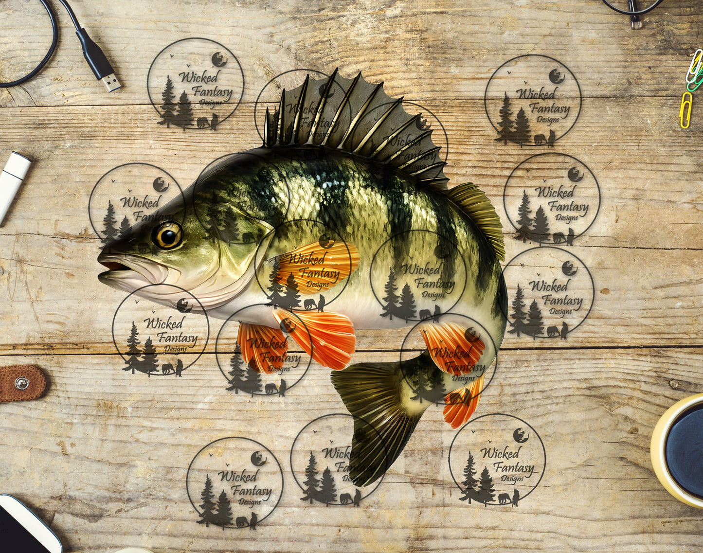 UVDTF Swimming Perch